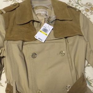 NWT Michael kors trench coat medium
